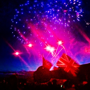 Fireworks at Highclere